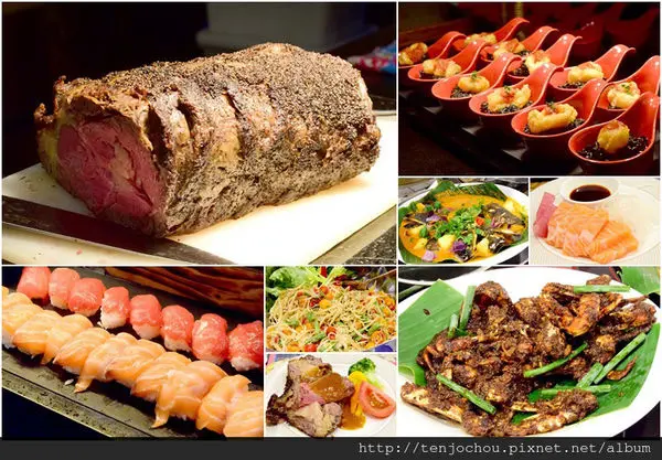 花花，甲飽沒【台北食記】香格里拉台北遠東Café吃到飽 抽新加坡來回機票