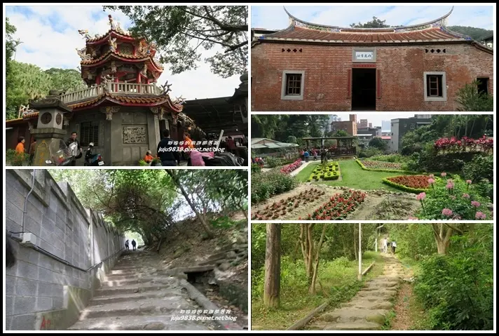 新北泰山。明志書院。頂泰山巖。崎頭步道。山頂步道。義學公園走春