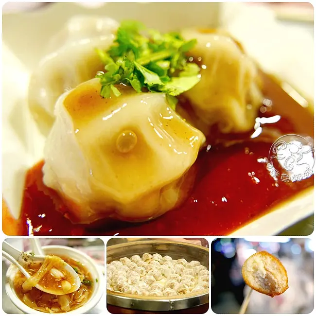 【台中廟東夜市】《清蒸蝦仁肉圓+菱角酥←9453就是有桑》小巧當道；精緻美食。平民小吃總是最貼近人心，山珍海味都比不上這味~