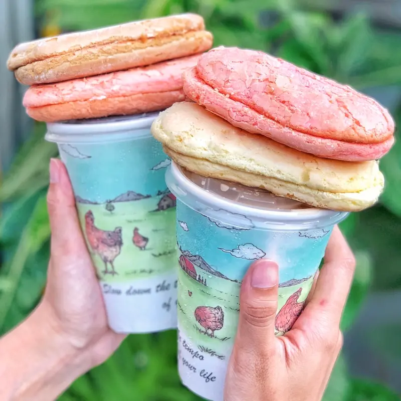 《花蓮*廟口紅茶》紅茶是招牌，但「牛粒」台式馬卡龍真的很有特色~