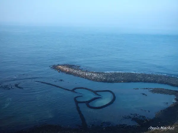 雙心石滬@愛在七美有心為證❥❥萬石美景雙心石滬