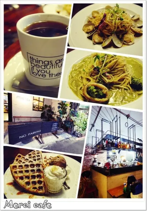 ◊ 耳聞已久舊遠東百貨板橋區新民街巷弄美食 ➩ Merci cafe 早午餐餐廳 · 三明治店