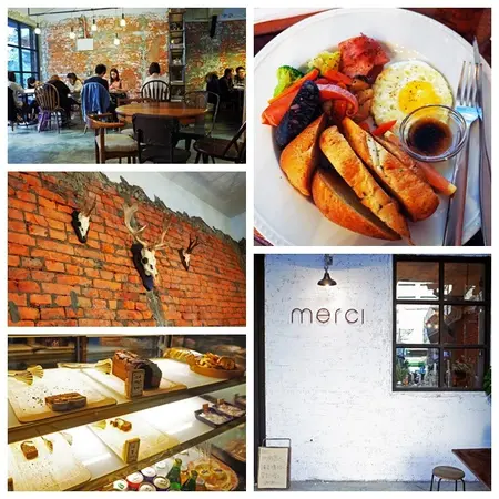 ✖ 2014新北板橋 ✖ 初訪巷弄隱密中的工業風咖啡館--Merci Cafe的好吃早午餐平價又免服務費果然名不虛傳。(附菜單)
