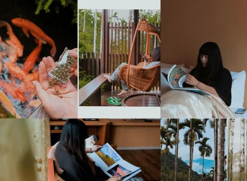 【花蓮民宿】潭心閣：青山綠水白雲渺渺鯉魚潭旁自然風情景觀民宿。