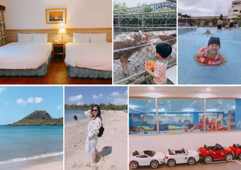 墾丁福華渡假飯店│住一晚CP值超高的經典館吧！泳池、餵梅花鹿、遊戲室、小灣沙灘。