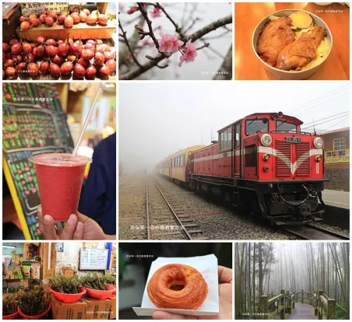 『嘉義。奮起湖』～甜甜圈／鐵路便當／樹蕃茄汁