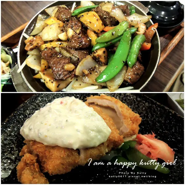 新竹美食│中山道日式定食，豬排起司牽絲好邪惡！(愛買旁)