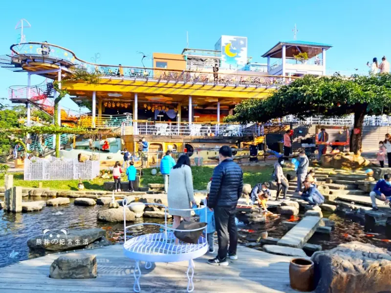 【南投景點】星月天空，猴探井附近親子景觀餐廳，環境幽美，餐點水準不俗，餵動物、看表演，是一個適合全家大小旅遊休息的地方，南投親子景點推薦