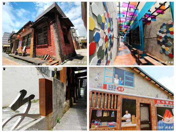 【宜蘭。頭城】200年歷史頭城老街。「文學巷」鏤空鋼板。「藝術巷」彩繪玻璃馬賽克光罩。頭城老街推動再造。舊城愜意遊