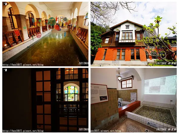 【台北。北投】北投溫泉博物館。日據時代盛名的溫泉公共浴場。英國都鐸時期的鄉村建築風格。順遊北投梅庭＆防空壕迷宮