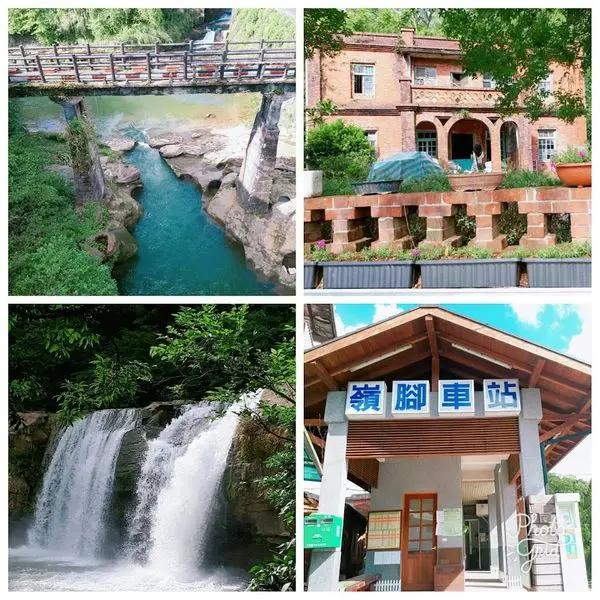 尋找在地人的私房秘境【嶺角瀑布/嶺角車站/嶺腳三寶/十分瀑布】全台最大的瀑布/清澈溪水景觀壯麗/新桃花源記