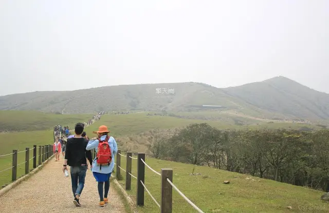 台北。士林。眼底的輕柔起伏曲線 / 擎天崗