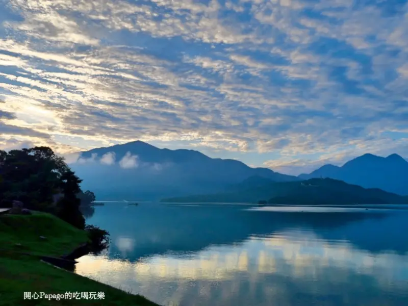 日月潭國家風景區：水社霸自行車道上迎日出晨曦