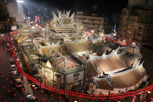 2017台灣燈會在雲林 北港副燈區延至4/23 ，北港朝天宮、媽祖景觀公園、百鳥朝鳳、北港美食 古早味杏仁茶