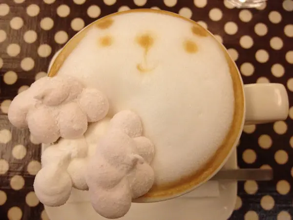 【食記】oO。。台北　點點咖啡　看膩了咖啡拉花了嘛？！來鄉村田野風的店看看用棉花糖儿就可以讓平凡無奇的咖啡變可愛！。o○。