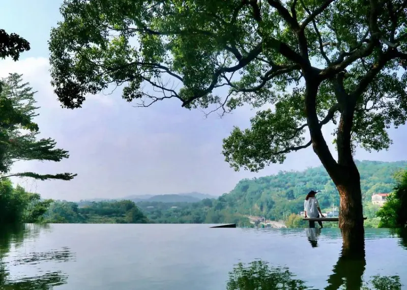 新竹景觀餐廳/峨眉二泉湖畔咖啡，沉靜在恬靜湖畔的美麗風光！ - Ann‧榜哥‧生活事務所