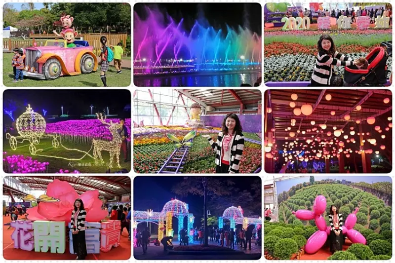 溪洲公園2020花在彰化｜療育花悅館網美集散地必拍10景點，彰化月影燈季賞花燈看水舞 - Kiwi 樂活食旅