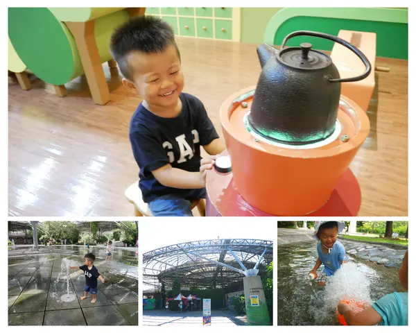笠嫲傘下歡樂玩水，屏東高CP值室內遊戲室與戶外玩水玩沙玩翻天/六堆客家文化園區