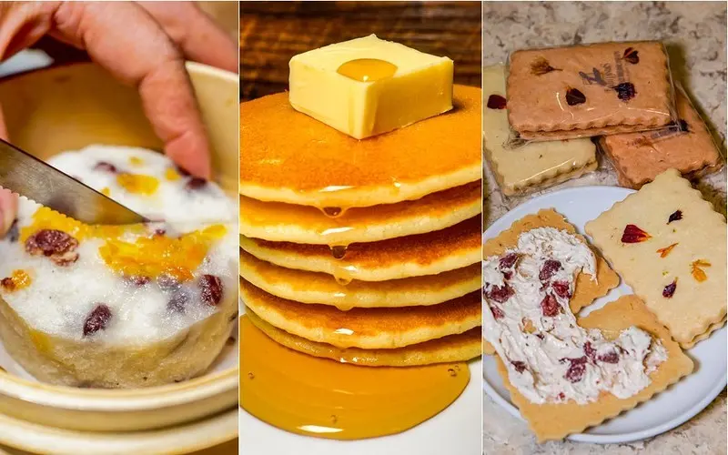 台南大億麗緻酒店水果夾心餅乾禮盒.台北公館易牙居紅豆鬆糕.淡水樂創米鬆餅粉,