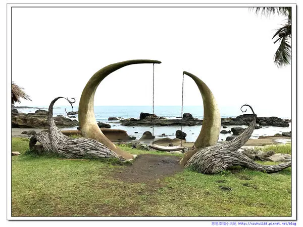 ☆花蓮 項鍊海岸工作室 全台最美的面海盪鞦韆