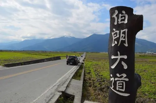 遊廣告場景感受田園風光~~池上伯朗大道
