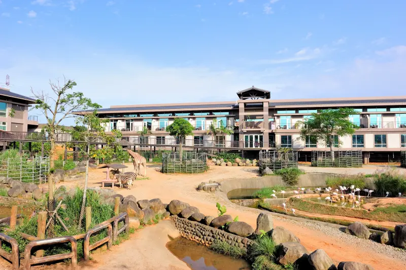 新竹關西【六福莊生態渡假旅館】～來去動物園住一晚～和動物零距離的住宿體驗!