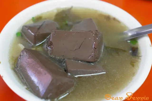 台東卑南豬血湯(菜單)