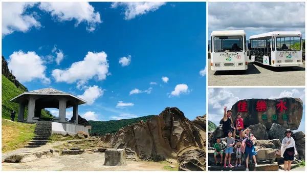 屏東.滿州-佳樂水風景區，搭車導覽欣賞這片墾丁藍，輕鬆遊園，奇岩怪石超特別，親子旅遊景點