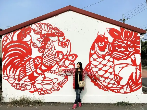 【雲林虎尾景點】北溪里彩繪剪紙意象村~虎尾彩虹村        
      