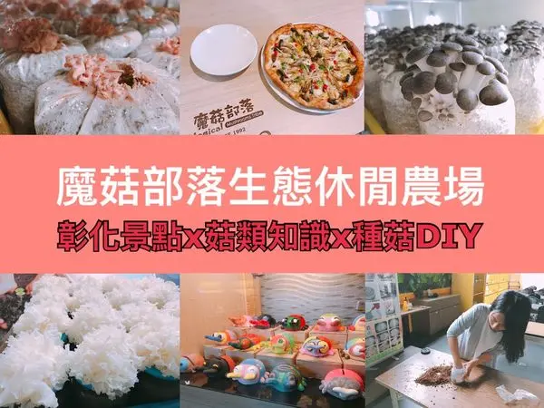 【彰化景點】吃菇菇玩菇菇學菇菇，全家共遊的好選擇魔菇部落生態農場(￣0 ￣)y