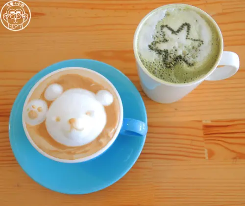 呷飽祙【台中西區･52 Cafe】小熊拉花萌萌噠        
      