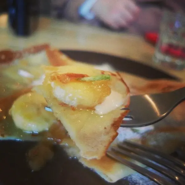 『中山』♥蘑菇Booday♥超甜焦糖香蕉可麗餅