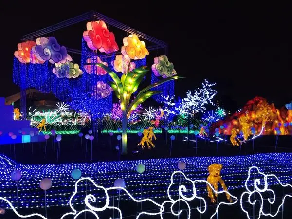 [台北旅遊] 2016台北燈節 圓山花博公園 浪漫氛圍