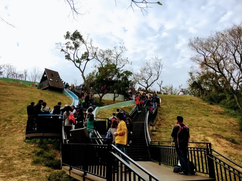[新竹]青青草原 溜滑梯。香山區19公頃大草原