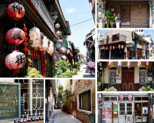 「神農街古色古香＿魅力無法擋的180多年木造老屋」：《ひさと庵 久都‧和宅》周邊漫步(2018台南遊四)