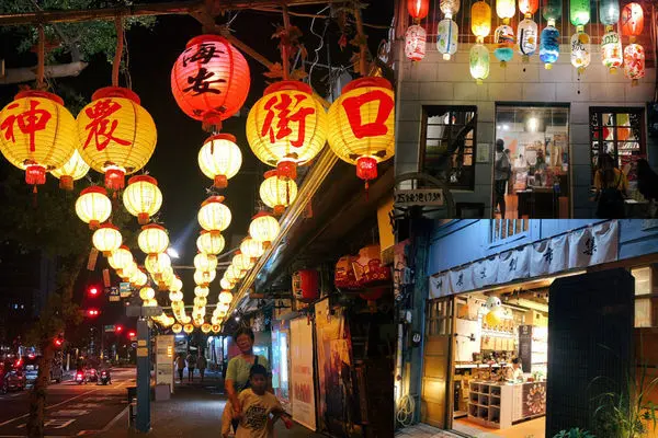圓圓家出去玩<台南景點>夜晚的神農街，燈籠藝術超浪漫，復古景色好好拍!