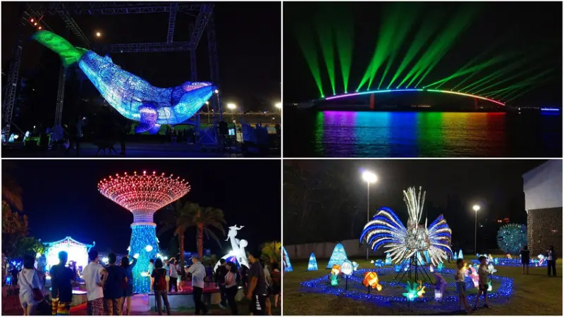 【澎湖旅遊】2019澎湖國際海灣燈光節 全台首創互動式海洋光樂園 身歷其境海龍王傳奇的夢幻國度