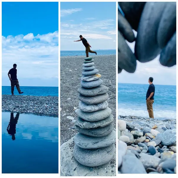 花蓮天空之鏡|新城曼波海灘|花蓮最新玩法石頭疊疊樂|直達花蓮絕美看海秘境