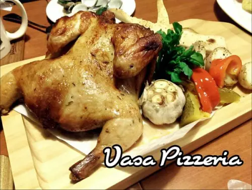 【台北】中山 Vasa Pizzeria瓦薩比薩│超澎湃香草磚壓烤雞 × 2016 NEW YEAR 歡樂分享餐