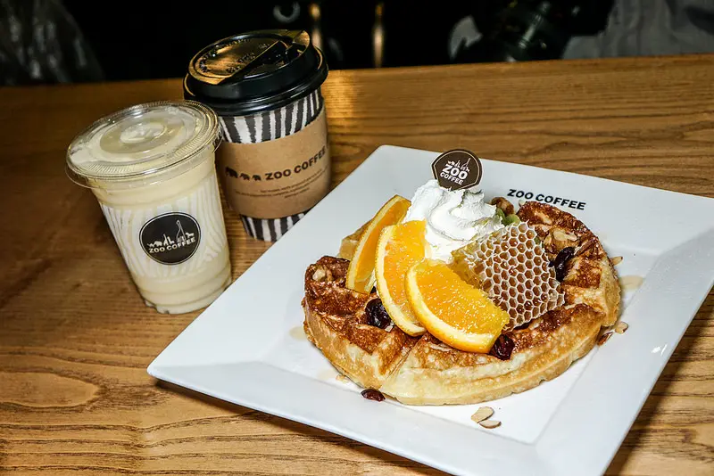 Zoo Cafe  微風南京店,蜂巢鬆餅好好吃!!