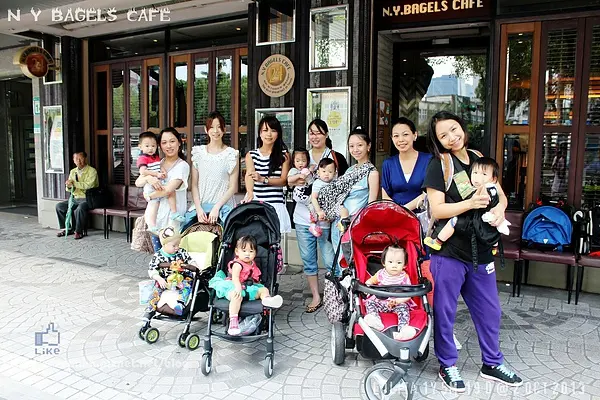 ♥1Y 5M 19D♥東區群嬰亂舞X忠孝敦化站||現在才知道N.Y BAGELS CAFE(仁愛店) 這麼好吃 