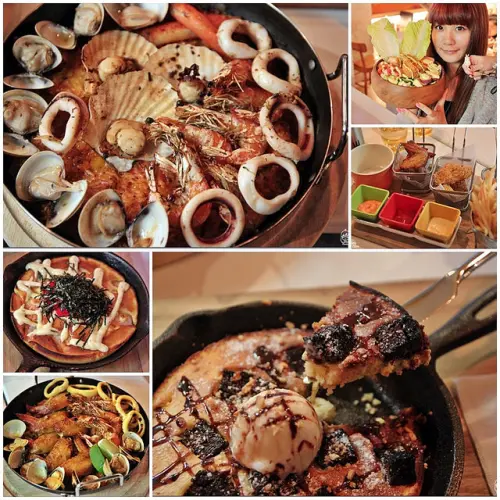『台北中山區』 巨量又澎拜的海鮮鍋飯與鐵鍋布朗尼鬆餅- Shannover Pasta 夏諾瓦義大利麵(松江店)