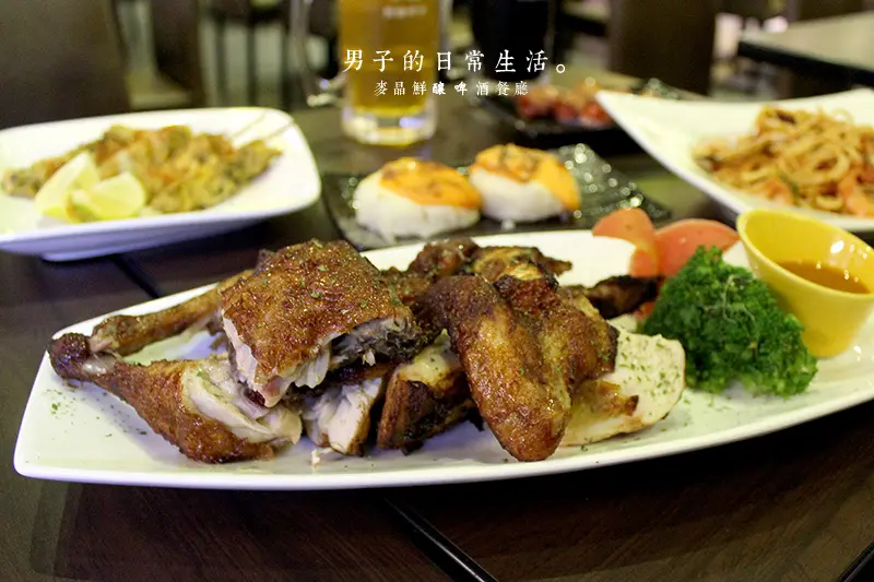 【男子吃吧】麥晶鮮釀啤酒創意料理餐廳，台式復古運動音樂餐廳，德國進口手工鮮釀黑麥啤酒，捷運府中站，南雅夜市。