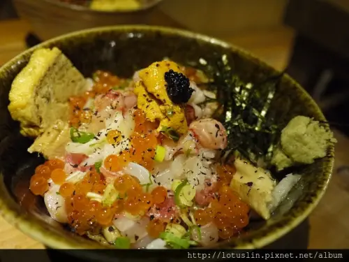 瞞著爹三店 超美味荒海蝦散壽司丼飯