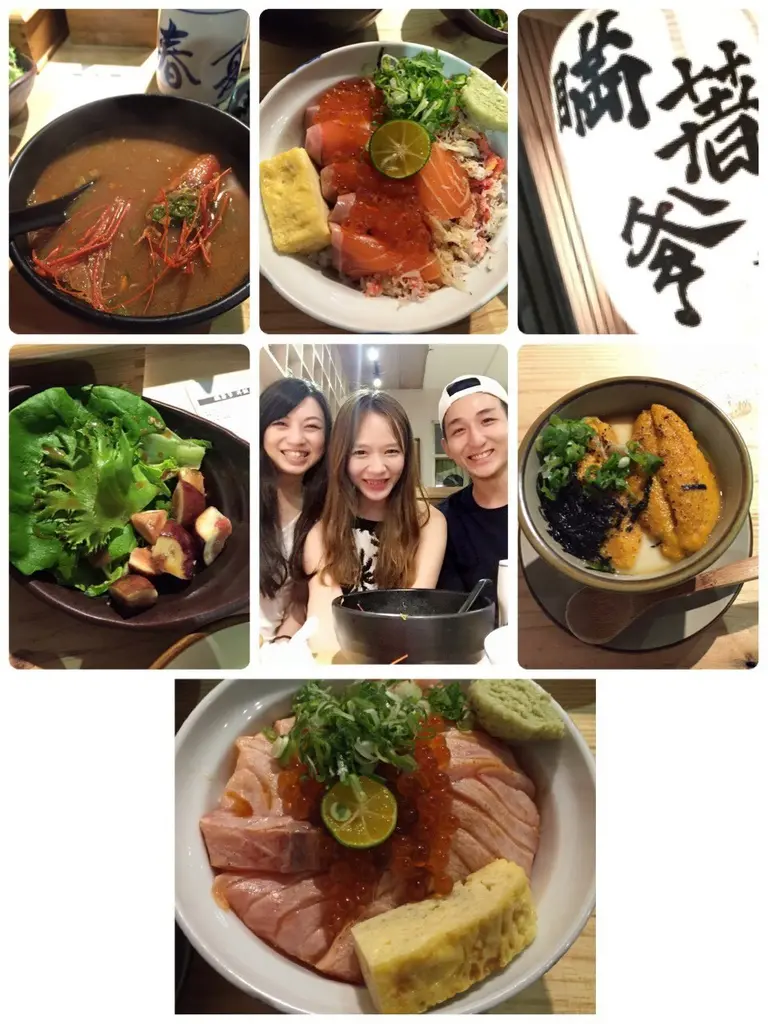 【食記 大安】瞞著爹吃好料！ 滿滿好料高CP值海鮮丼飯 大心推薦 ♥ 瞞著爹三店 ♥ 入口即化生魚片、超鮮甜鮭魚卵、料好實在的蝦頭湯!!!