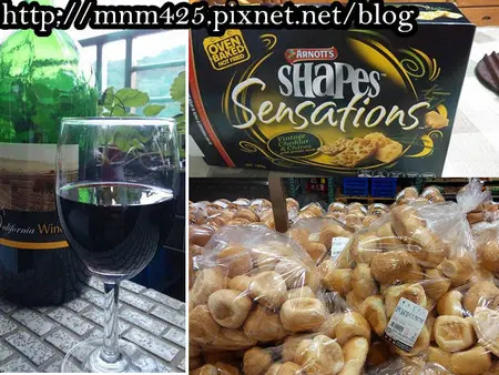 ＊COSTCO～36入餐包、California紅酒、Arnott’s香蔥起司餅乾、Whole Earth穀物脆片＊