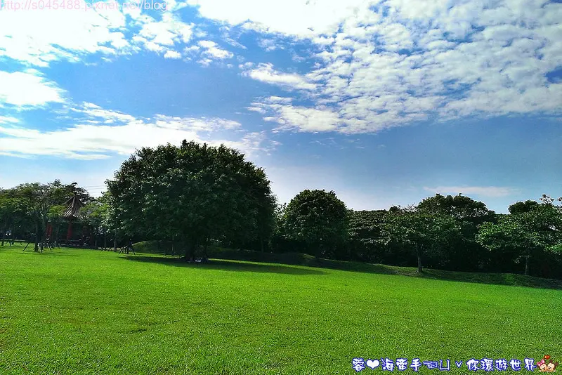 【桃園▍親子旅遊】大溪埔頂公園ღ家裡附近的公園，宛如開機畫面般的風景