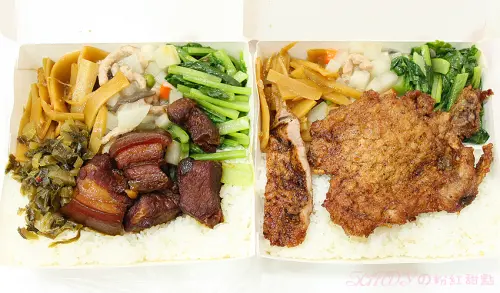 【板橋。便當系列】成昌食堂｜排骨飯 & 焢肉飯。排隊名店！附菜單MENU ♫