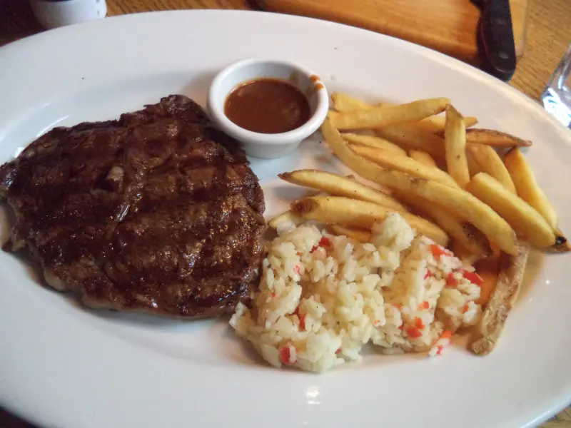 (食)置身在西部牛仔台北澳美客牛排