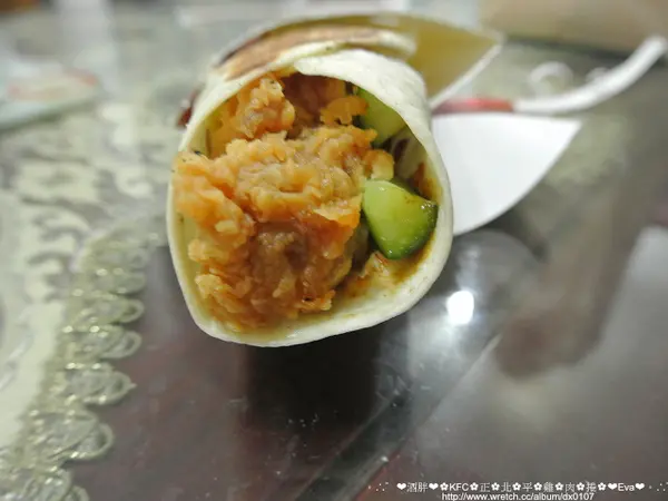 【食記】oO。。各地都有的KFC 正北平雞肉捲。。o○